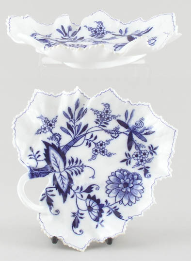 Sweetmeat Dish Leaf c1873